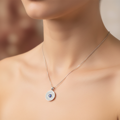 Blue Stone Necklace