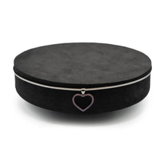 Pink Heart Pendant Choker