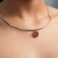 Amber Choker Necklace