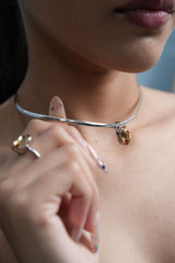 Amber Choker Necklace