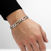 Figaro Silver Bracelet for Men