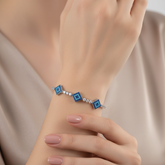 Blue Diamond Bracelet
