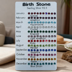 Zircon Birth Stone Earrings