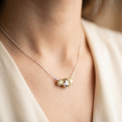 Light Yellow Stone Necklace