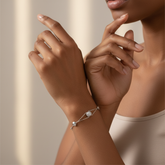 Drum Bracelet Silver