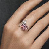 Pink Cube Ring
