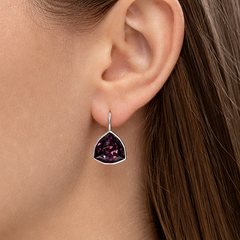Burgundy Earrings