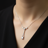 Zircon Pendant Necklace