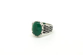 Green Checkered Ring