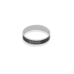 Black Dots Band Ring