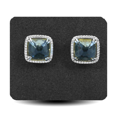 Yellow Zircon Earrings