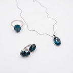 Teal Oval Set
