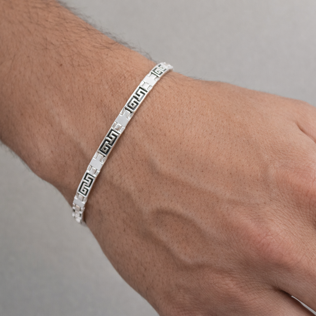 Greek Pattern Bracelet
