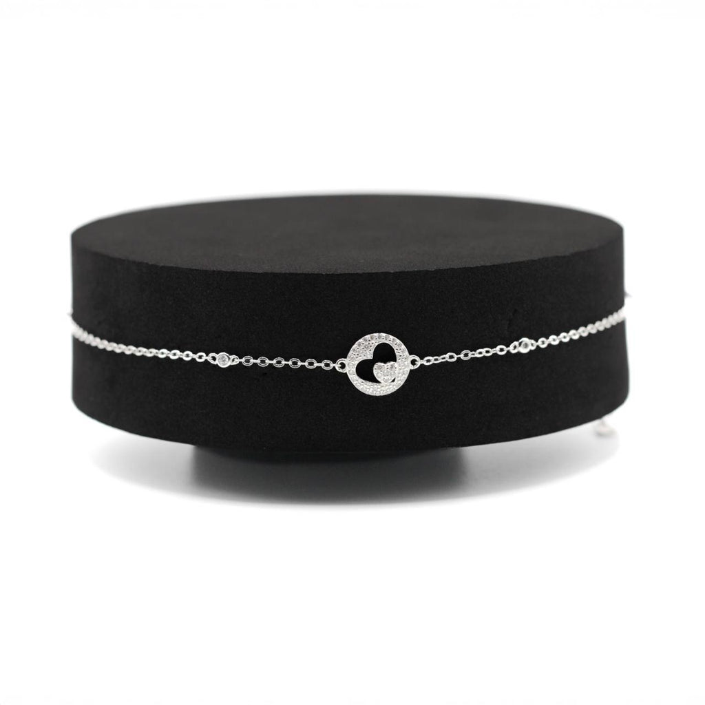Heart Bracelet Silver