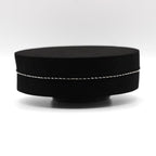 Black and Silver Anklet