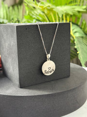 Customized Laser Engraved Necklace
