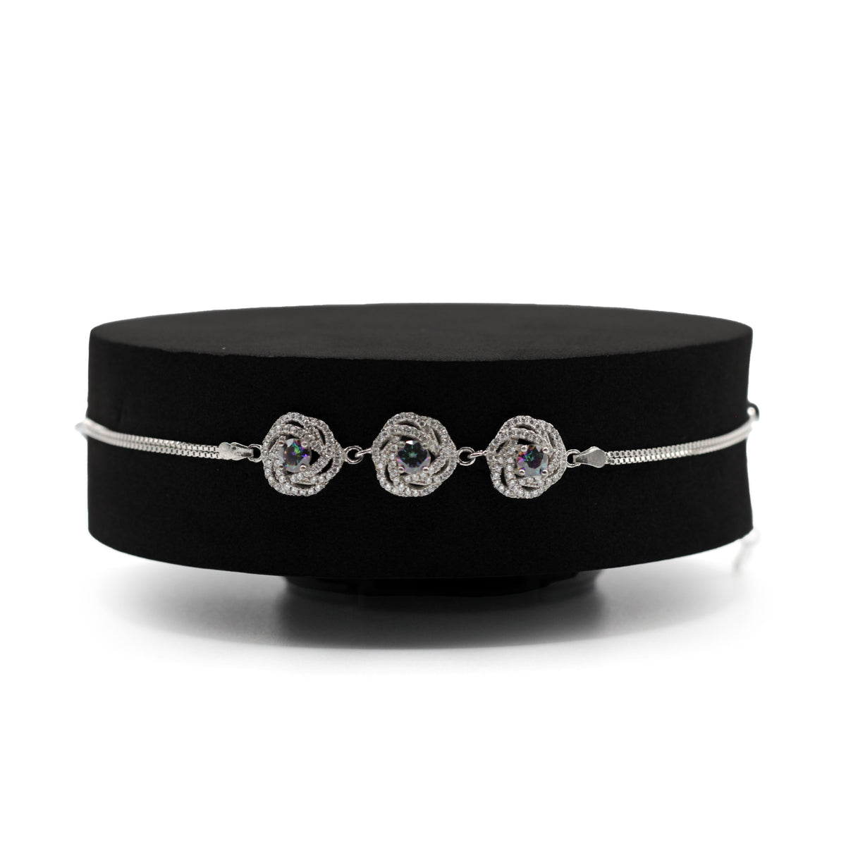 Flower Silver Bracelet