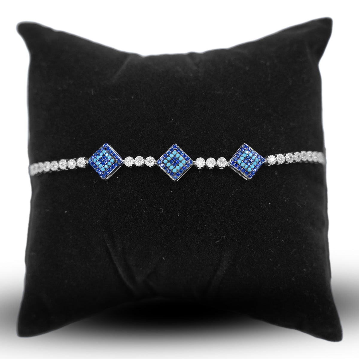 Blue Diamond Bracelet