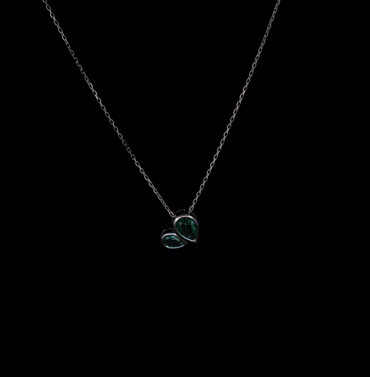 Green Drop Stone (Gold Plated)