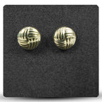 Textured Gold Circles