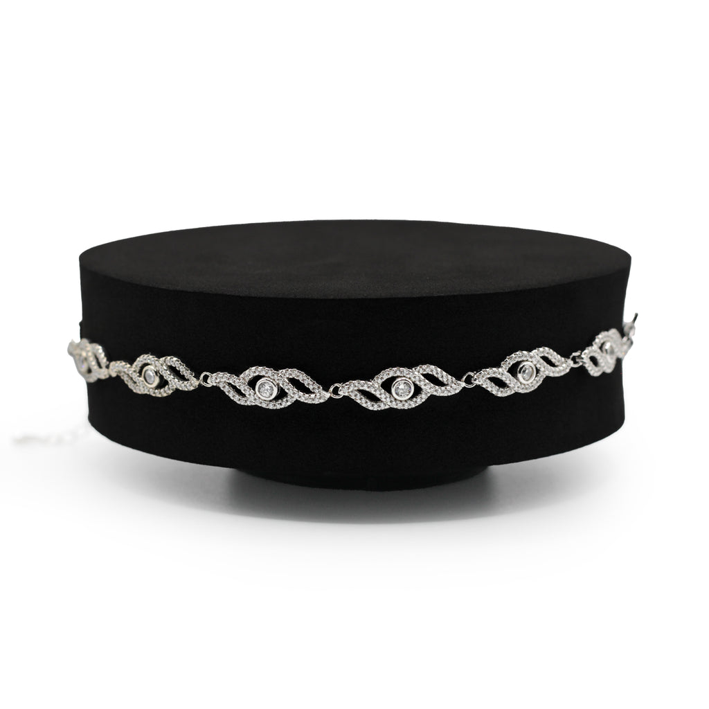 Sequenced Silver Bracelet