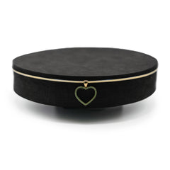 Green Heart Pendant Choker Gold Plated