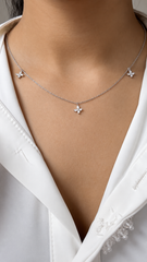 Crystal Butterfly Choker