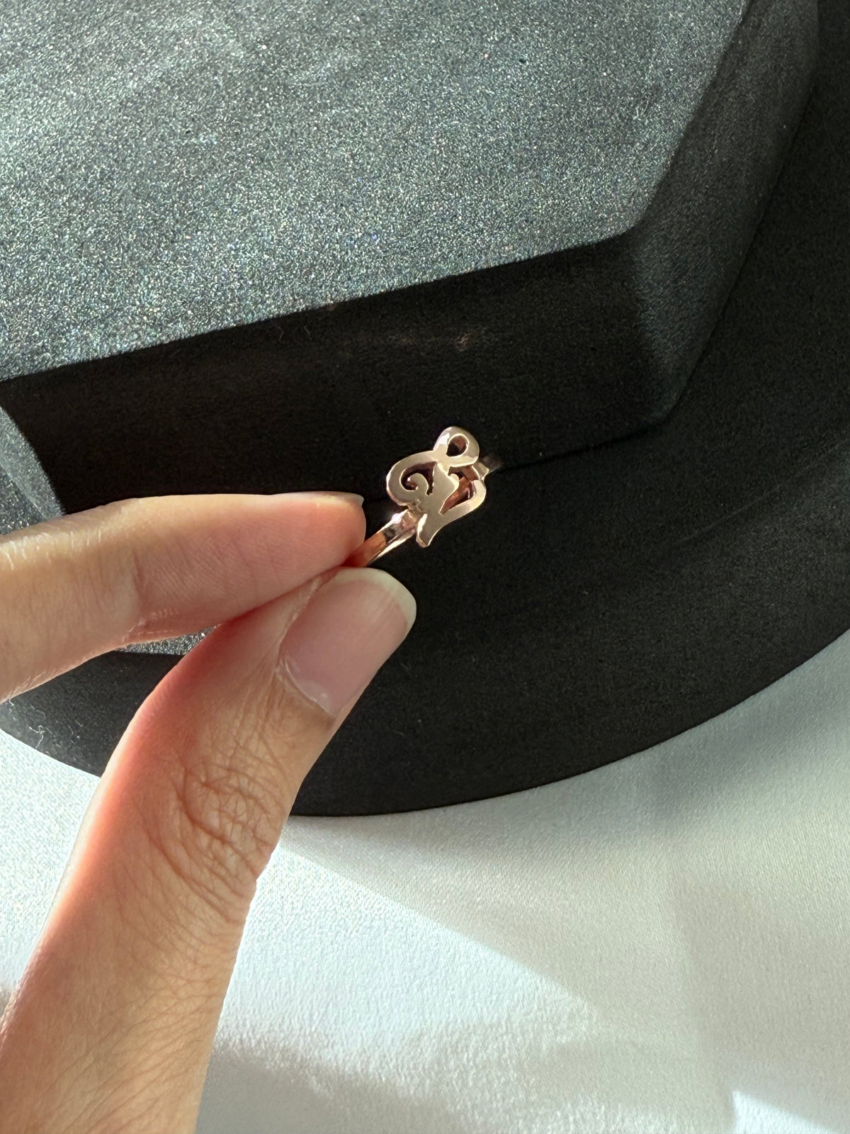 Customized Letter Ring