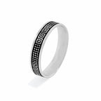 Black Dots Band Ring