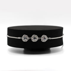 Flower Silver Bracelet