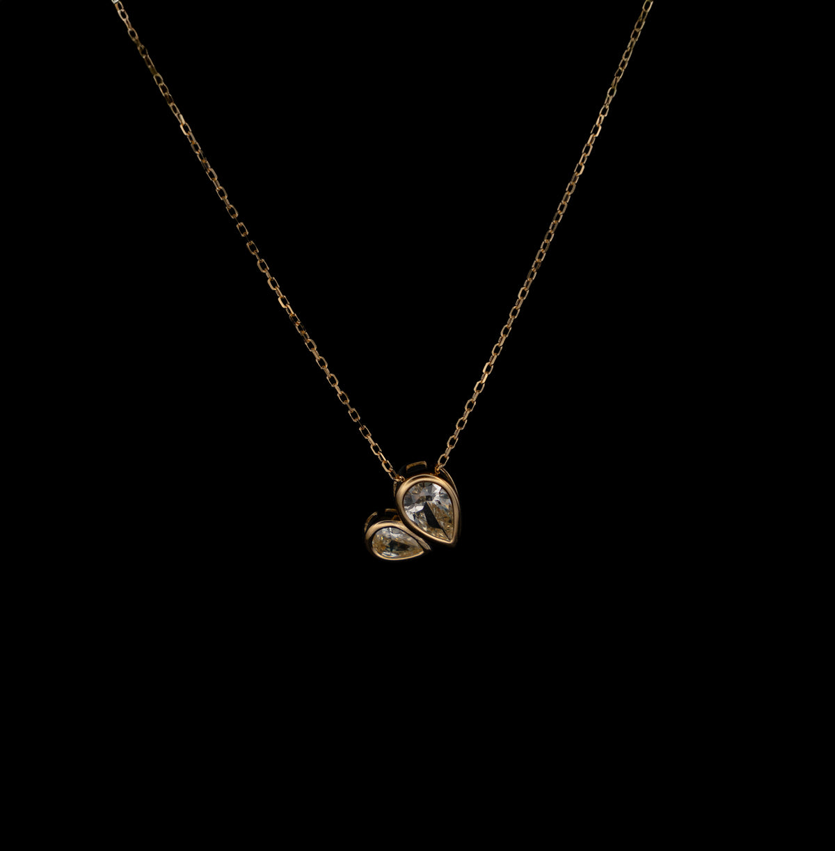 Light Yellow Drop (Gold Plated)