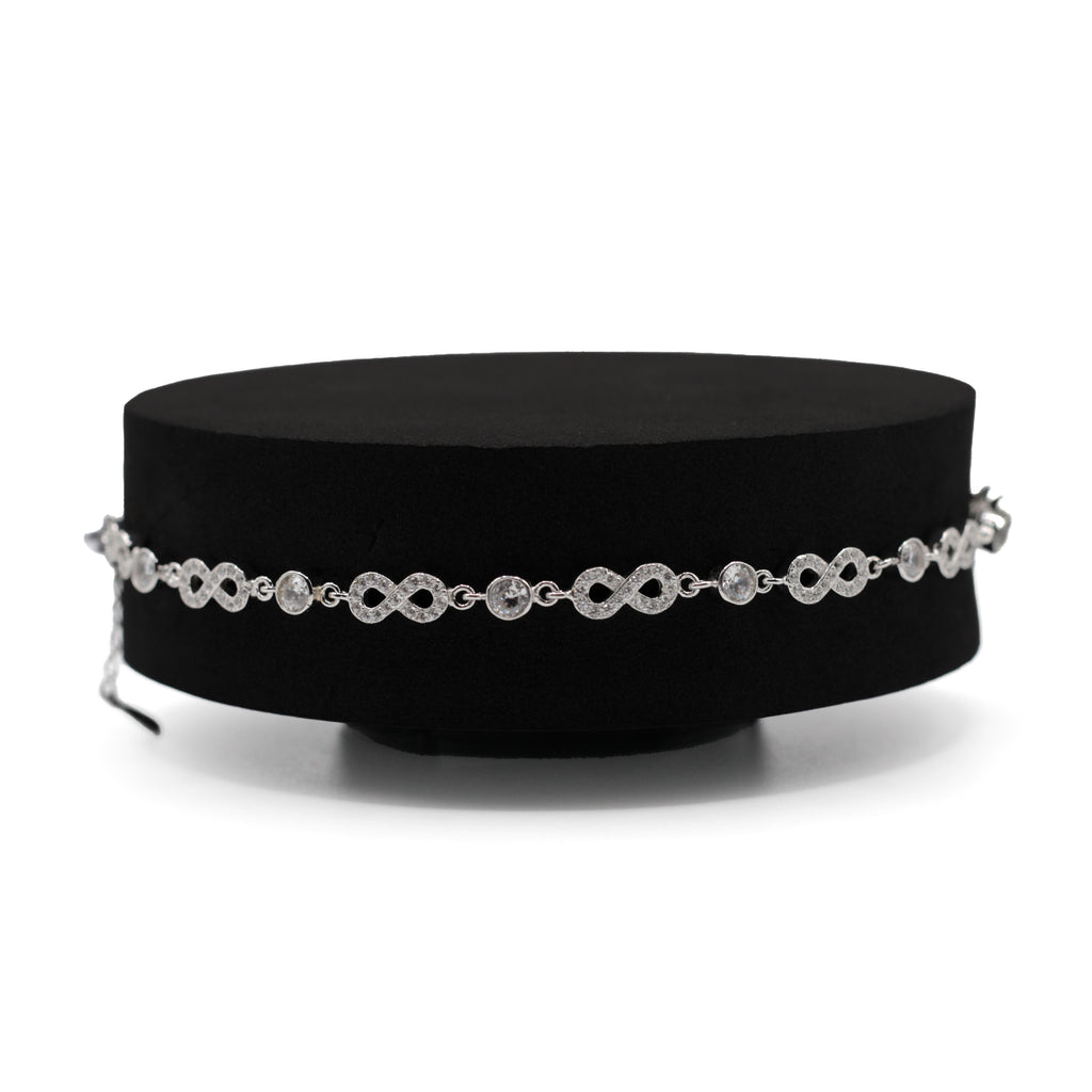 Sterling Silver Infinity Bracelet