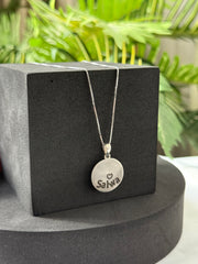 Customized Laser Engraved Necklace