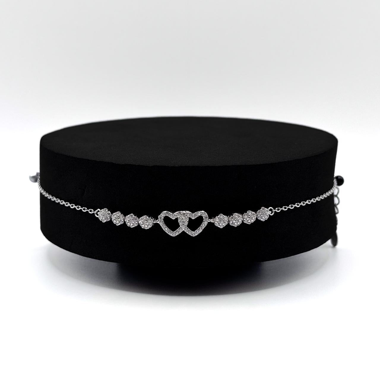 Intertwined Heart Bracelet