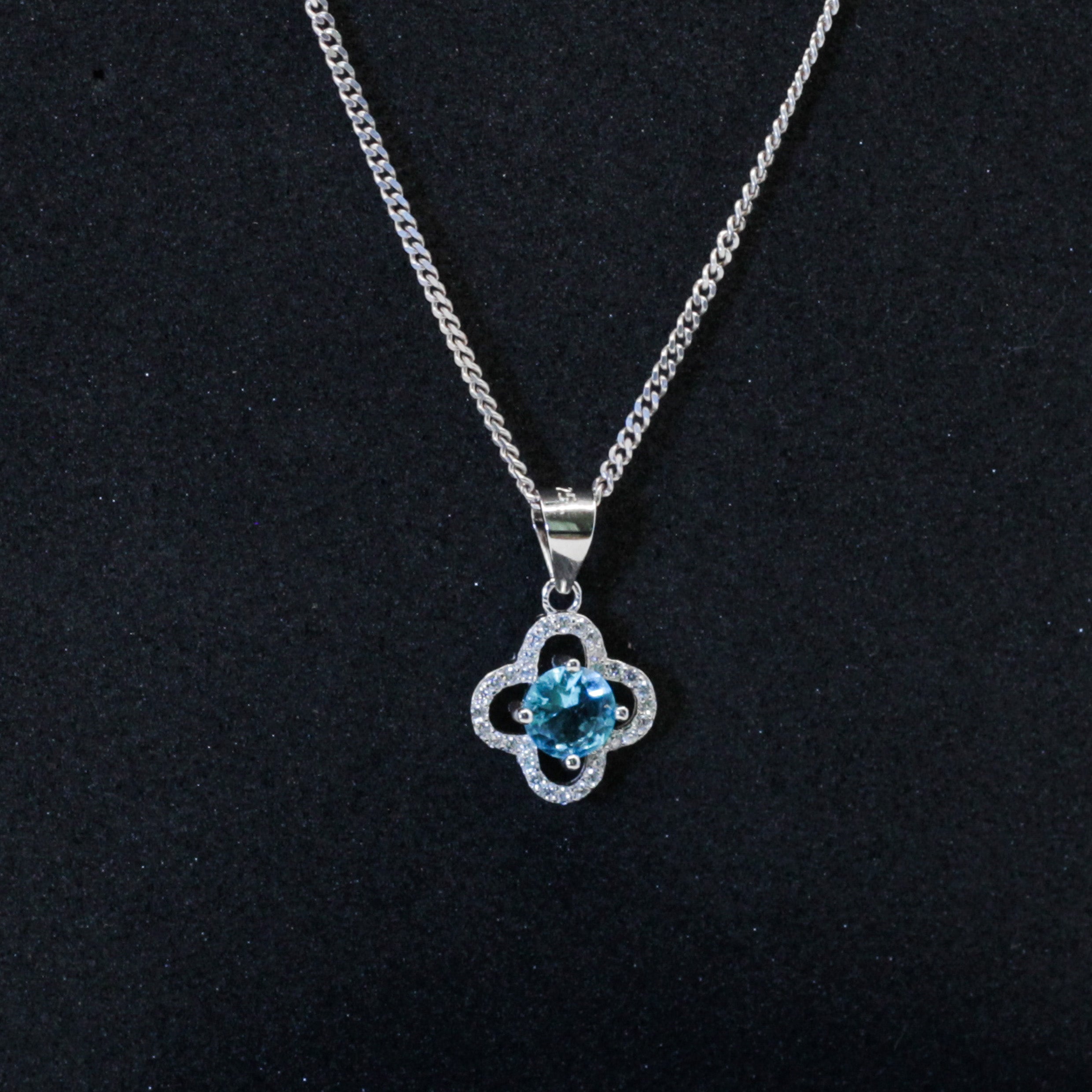 Bright Blue Stone Set