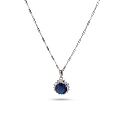 Sapphire Blue Halo