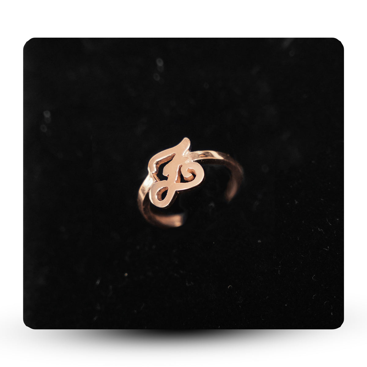 Customized Letter Ring