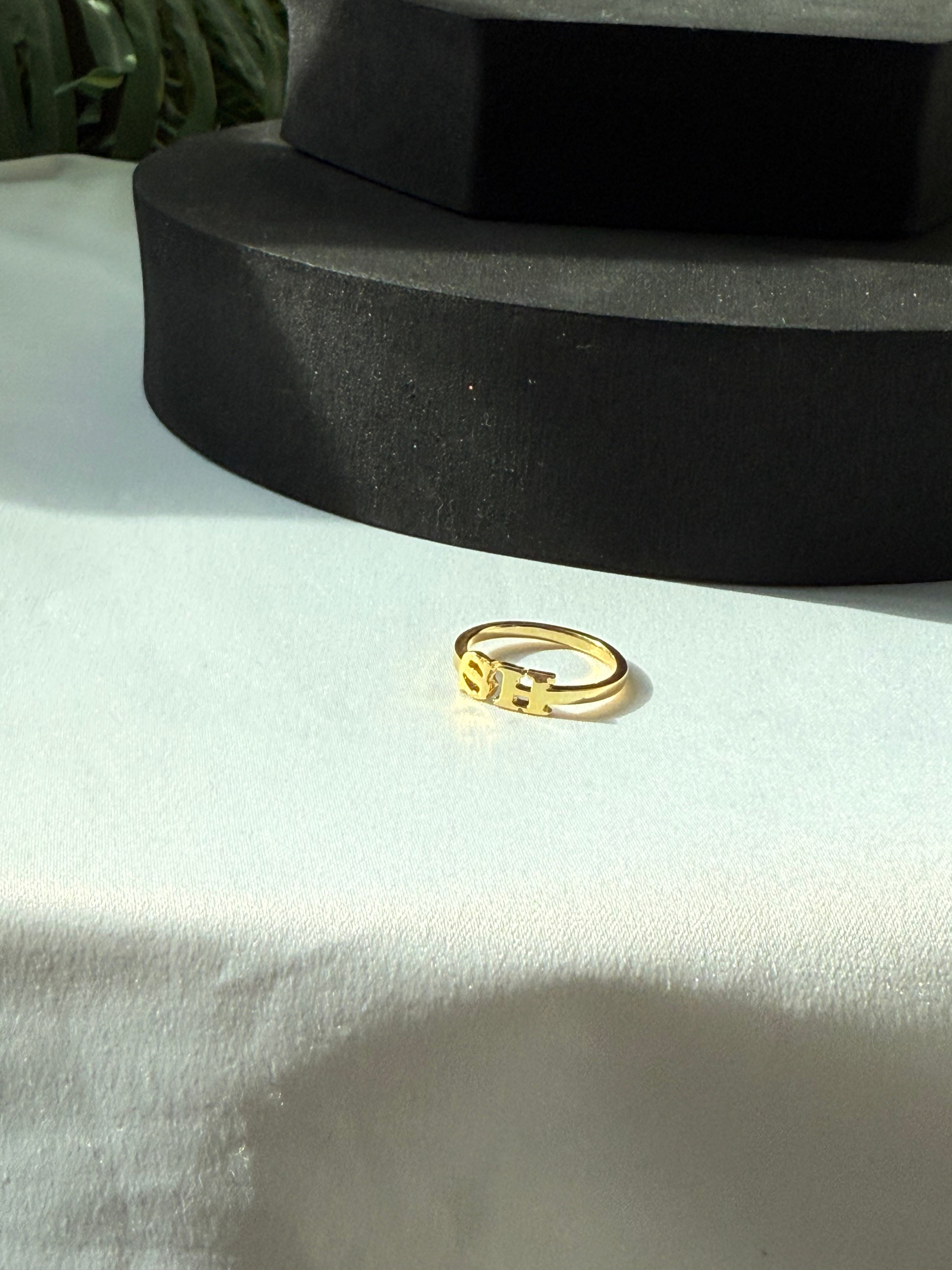 Customized Ring with Letters