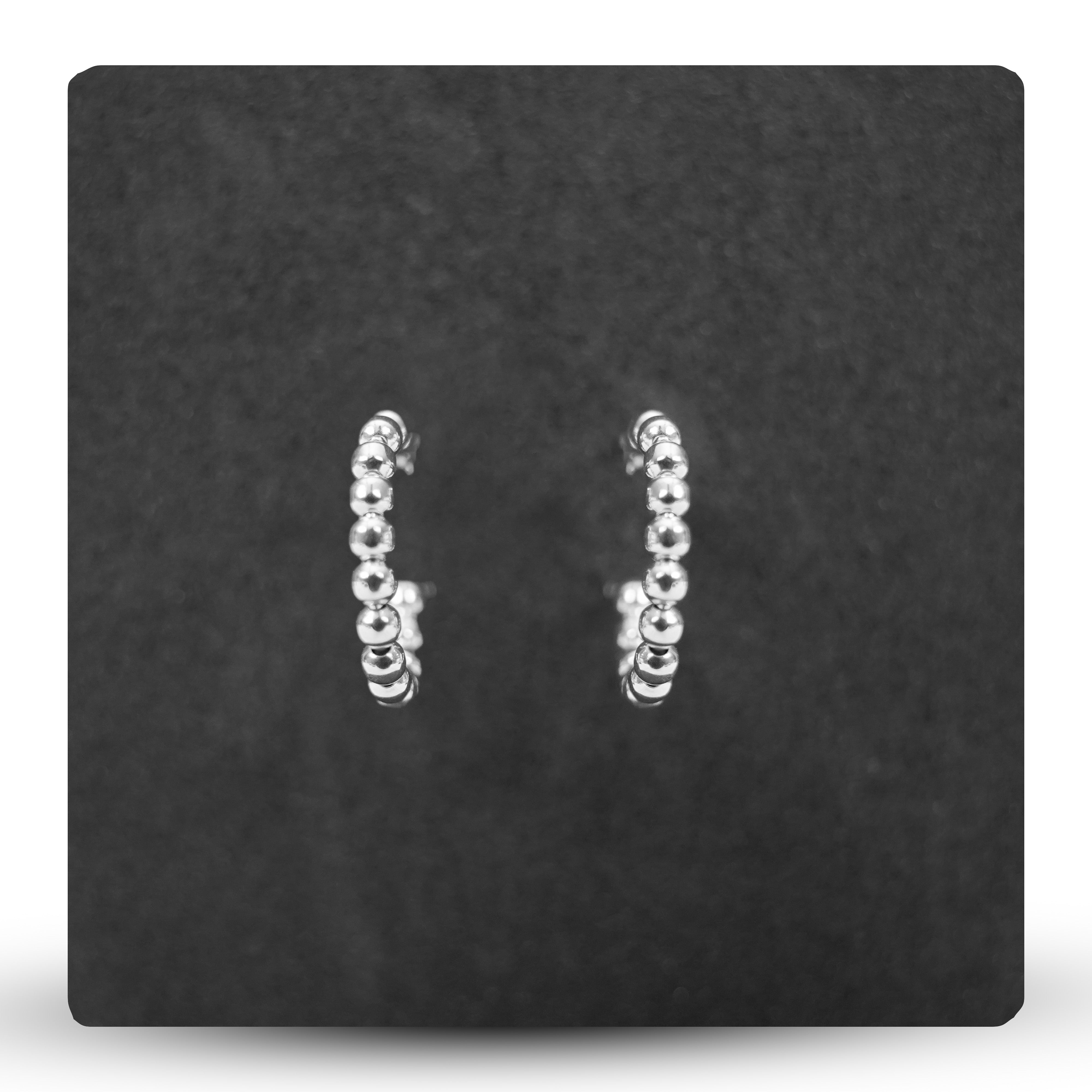 Beaded Hoops