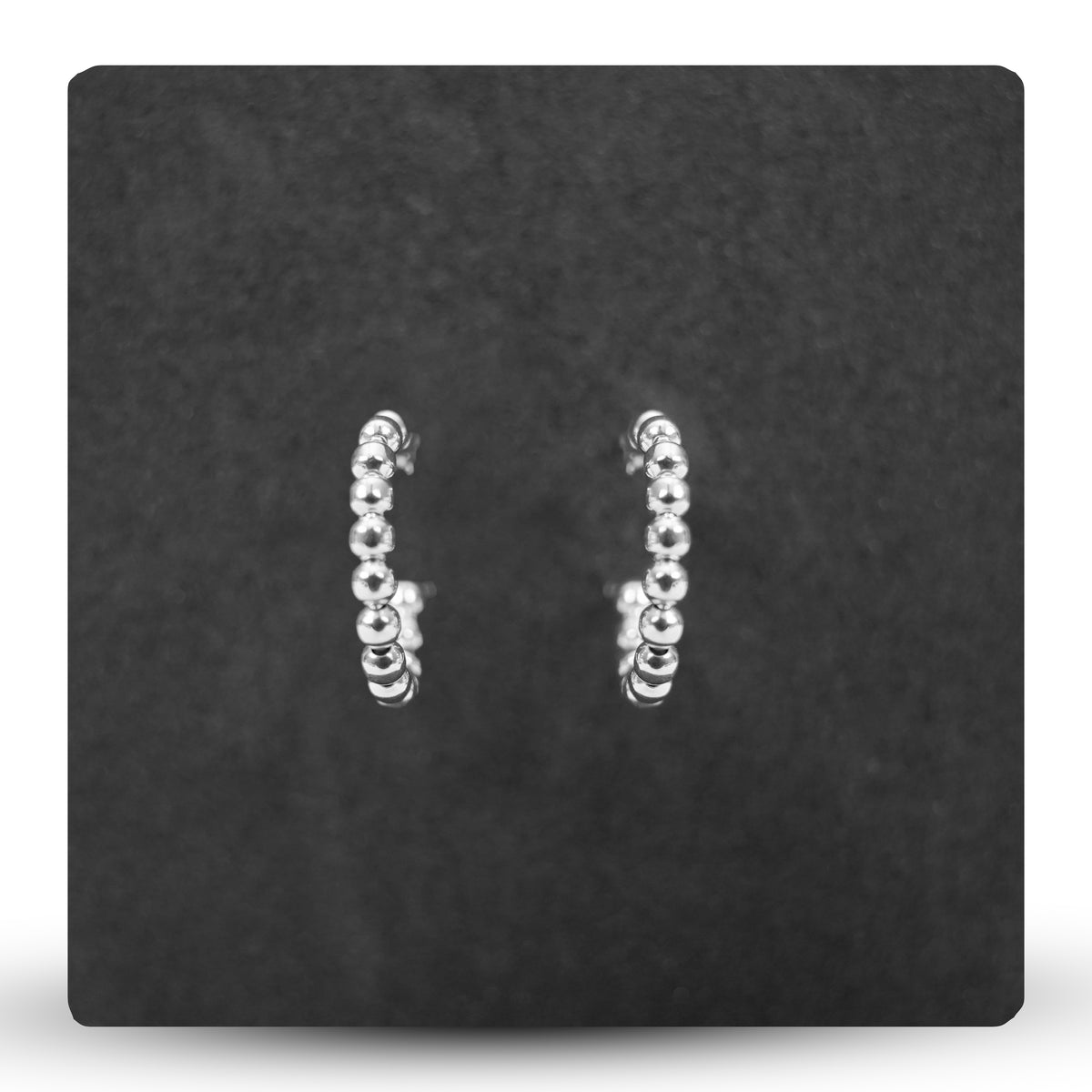 Beaded Hoops