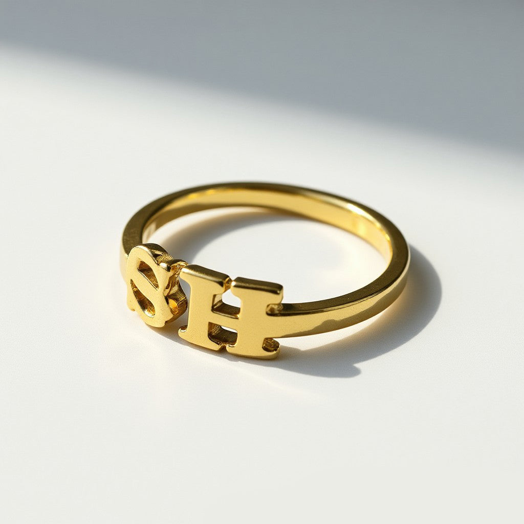 Customized Ring with Letters