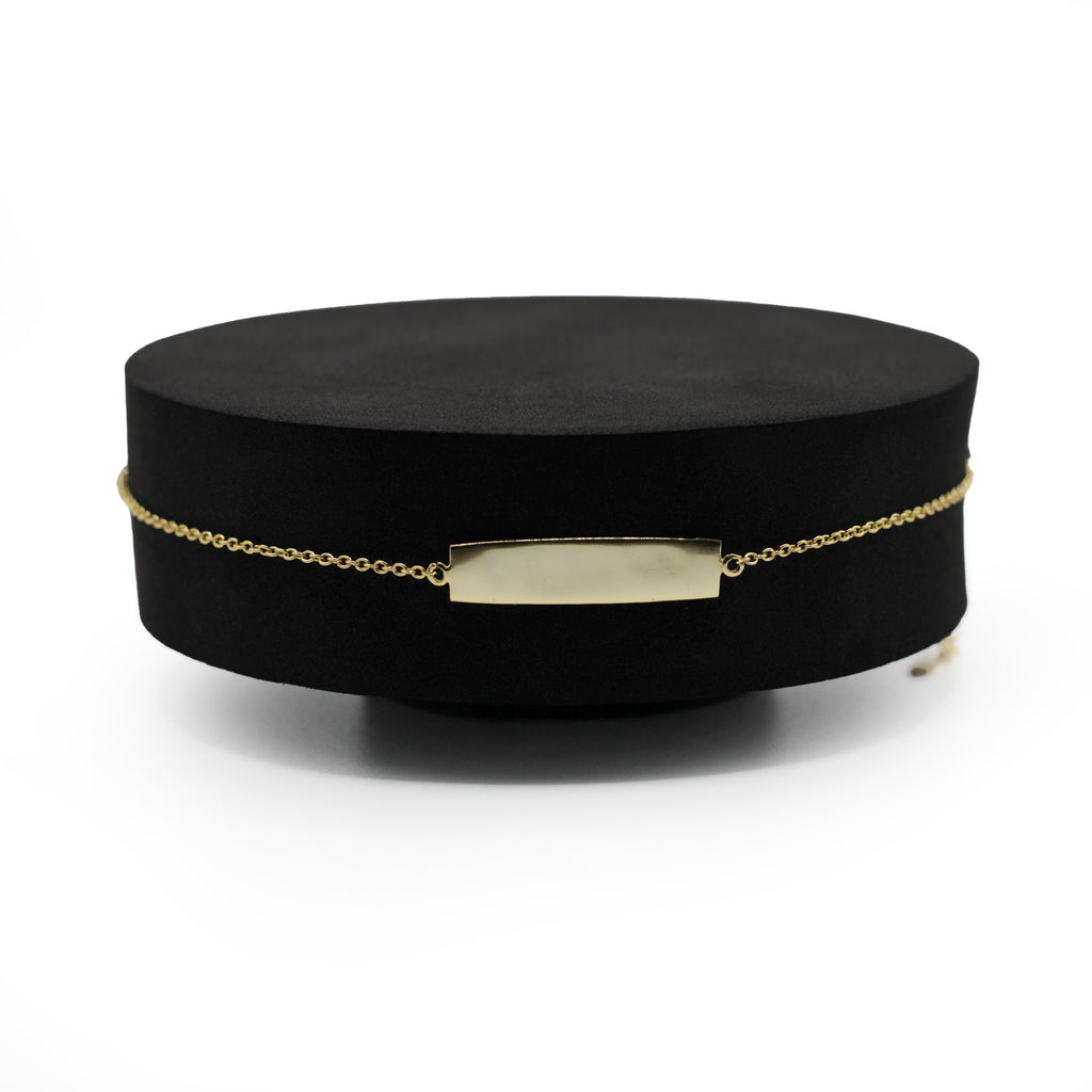 Silver Plate Bracelet in Gold