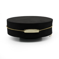 Silver Plate Bracelet in Gold