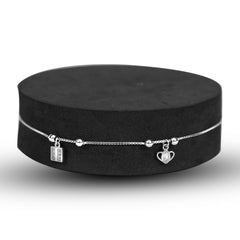 Abstract Charms Anklet