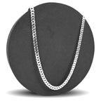 Cuban Chain for Men - 5mm, 22 Inches