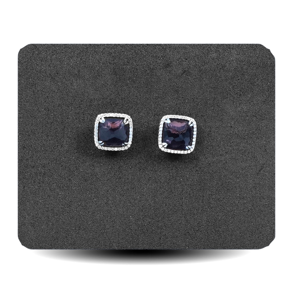 Pink Stone Earrings