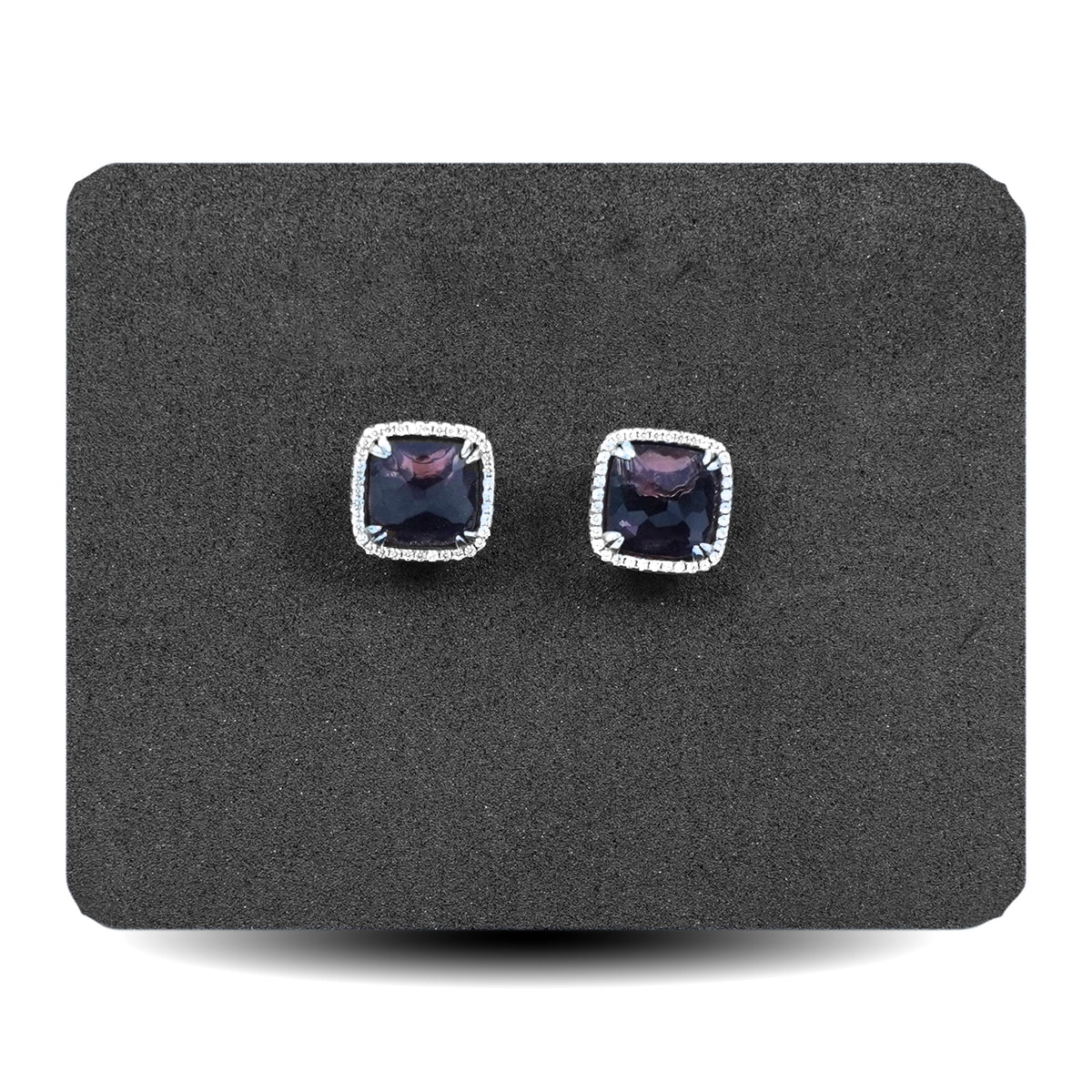 Pink Stone Earrings