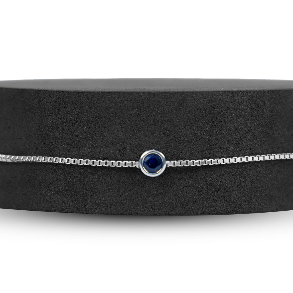 Minimal Blue Stone Bracelet