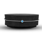 Minimal Sky Blue Stone Bracelet