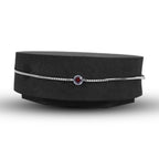 Minimal Red Stone Bracelet